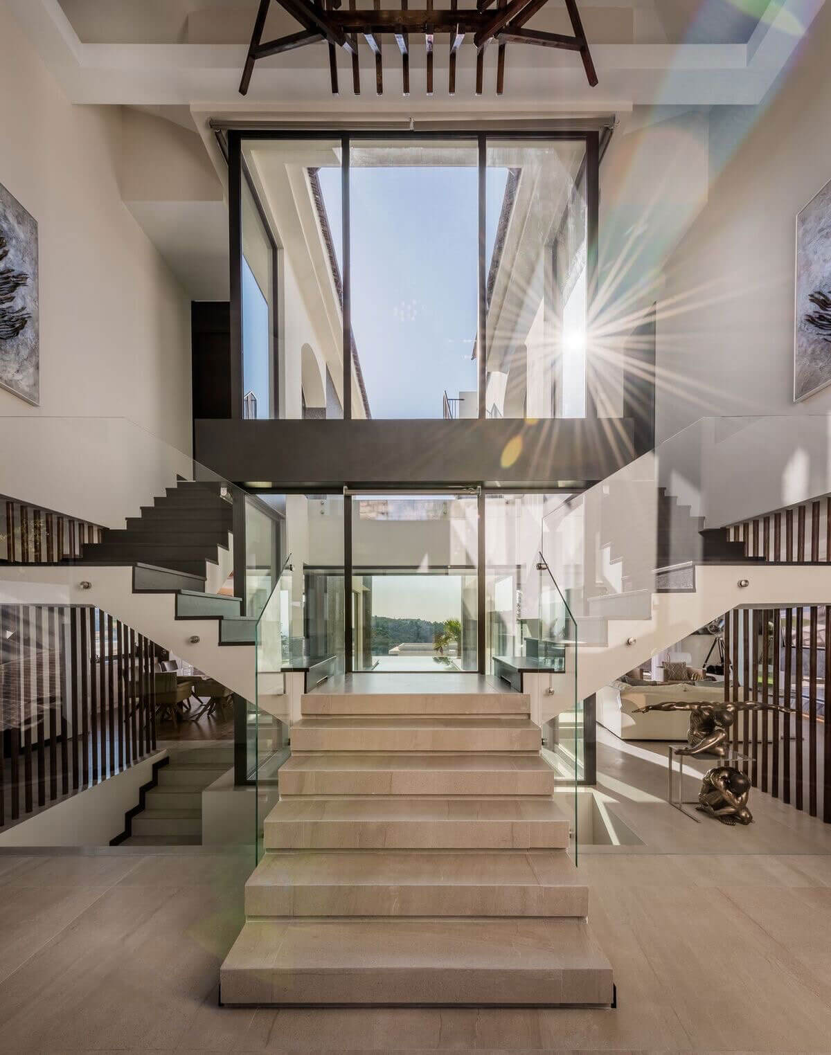 Villa infinity staircase