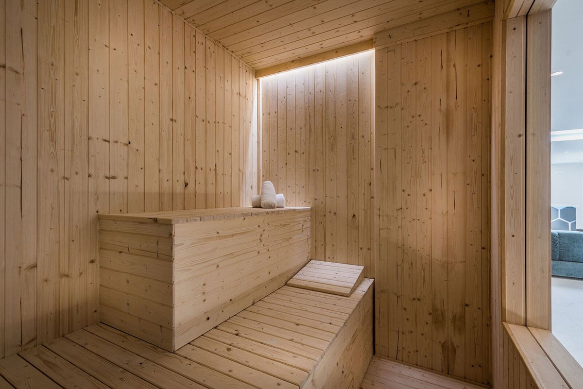 Villa infinity sauna