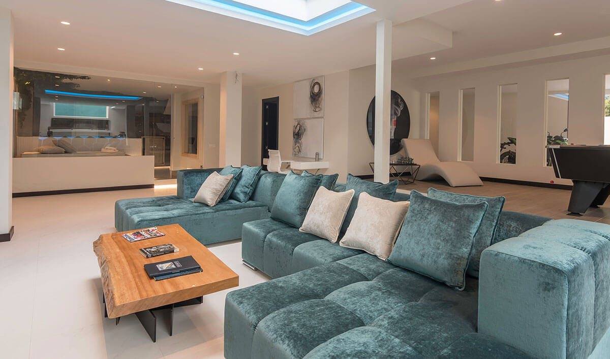 Villa infinity living room