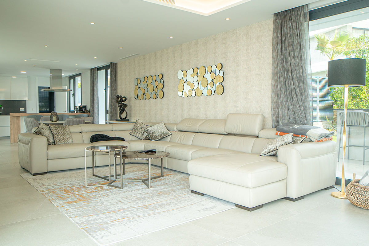 velvet living room