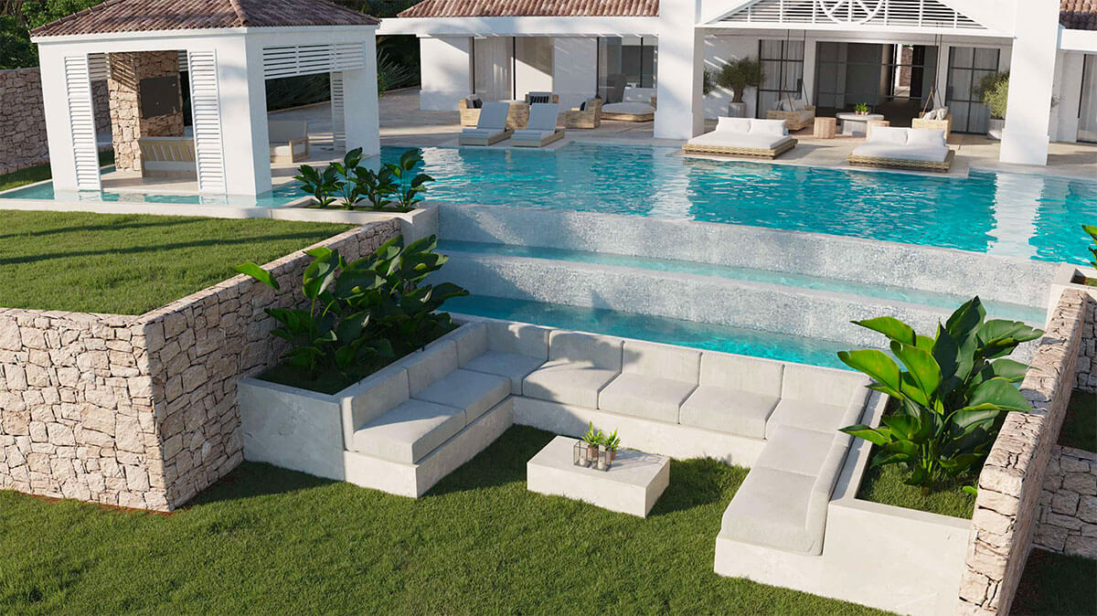 villa adriana pool